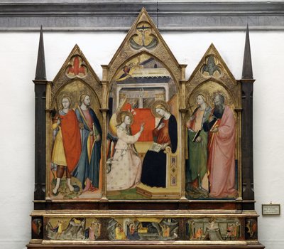 Annunciation with Saints by Bicci di Lorenzo